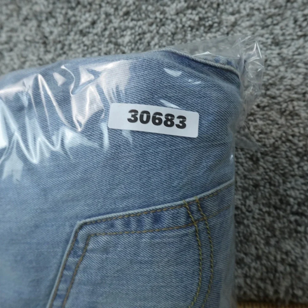 Levis Jeans Mens 32X32 Light Blue Denim Pants 527 Boot Cut Stretch Western Rodeo